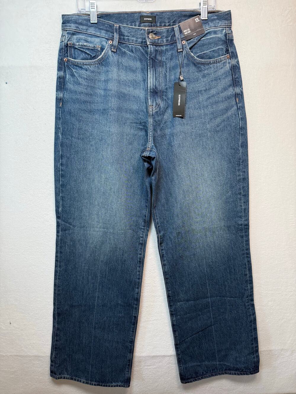 Express Wide Leg High Rise Jeans, 12 Long, New with tags